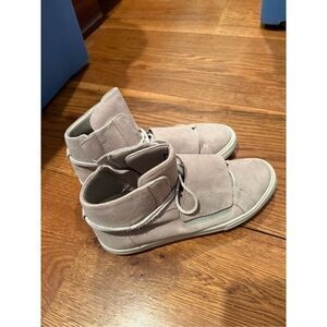 Aldo Taupe Suede High-Top Sneakers – Men’s Size 10.5